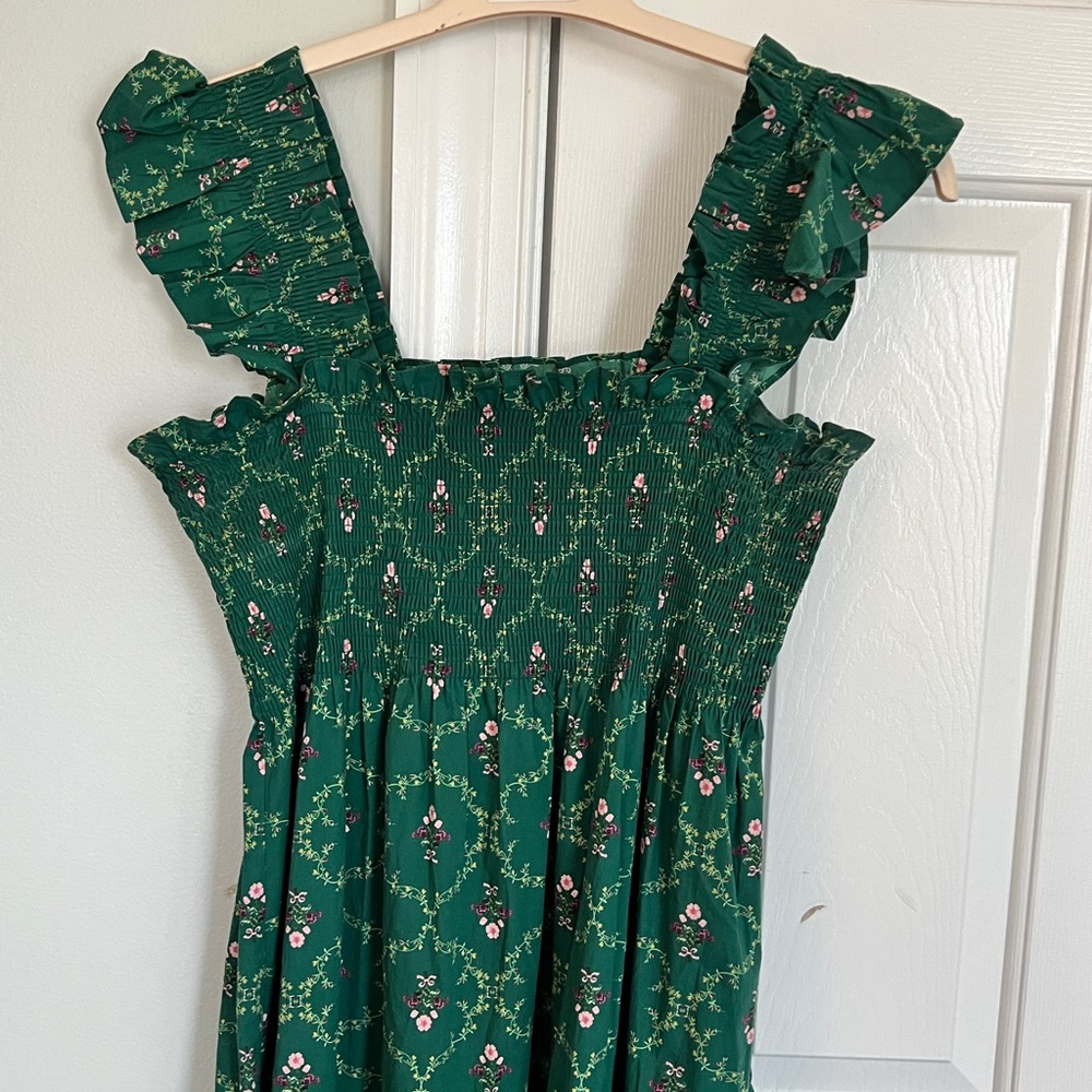 Hill House Nap Dress Sz M emerald green